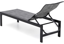 homecrest outdoor living onyx   zinc  chaise   