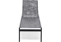 homecrest outdoor living onyx   zinc  chaise   