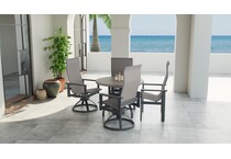 homecrest outdoor living standard height round oval lifestyle image   