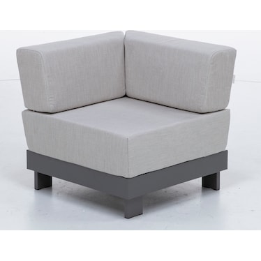 Urban Sectional Corner in Storm with Echo Ash Cushion