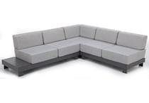 homecrest outdoor living storm   echo ash raf loveseat pkg  