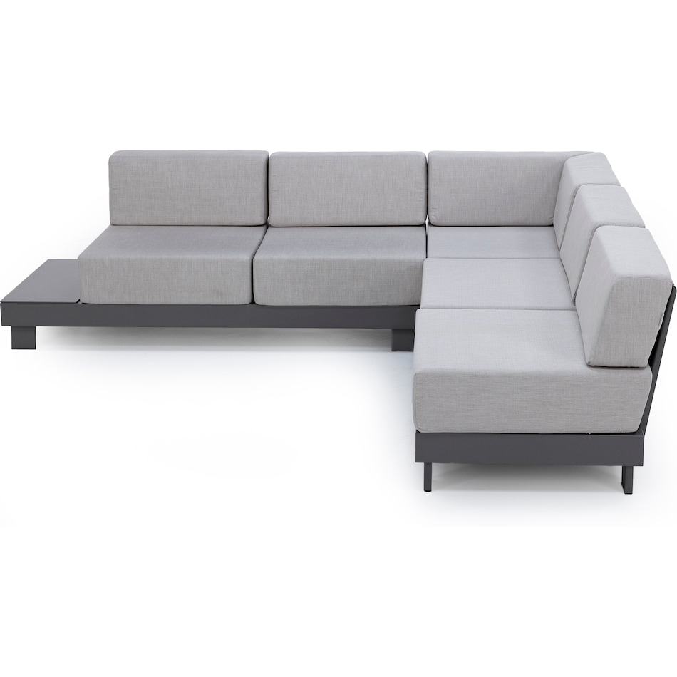 homecrest outdoor living storm   echo ash raf loveseat pkg  