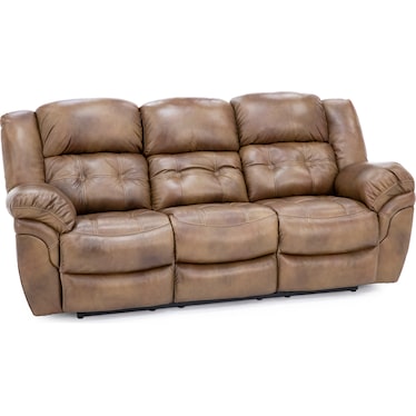 Boone Leather Reclining Sofa