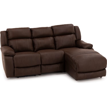 Mckinley 3-Pc. Power Reclining Chaise Sofa