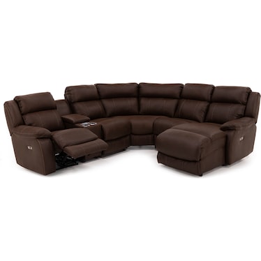 Mckinley 6-Pc. Power Reclining Modular With Chaise