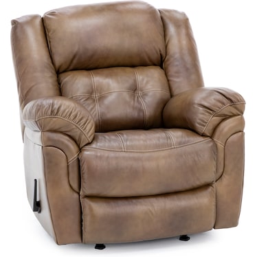 Boone Leather Rocker Recliner