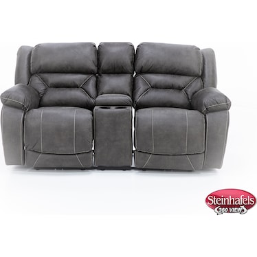 Wyoming Fully Loaded Reclining Console Loveseat