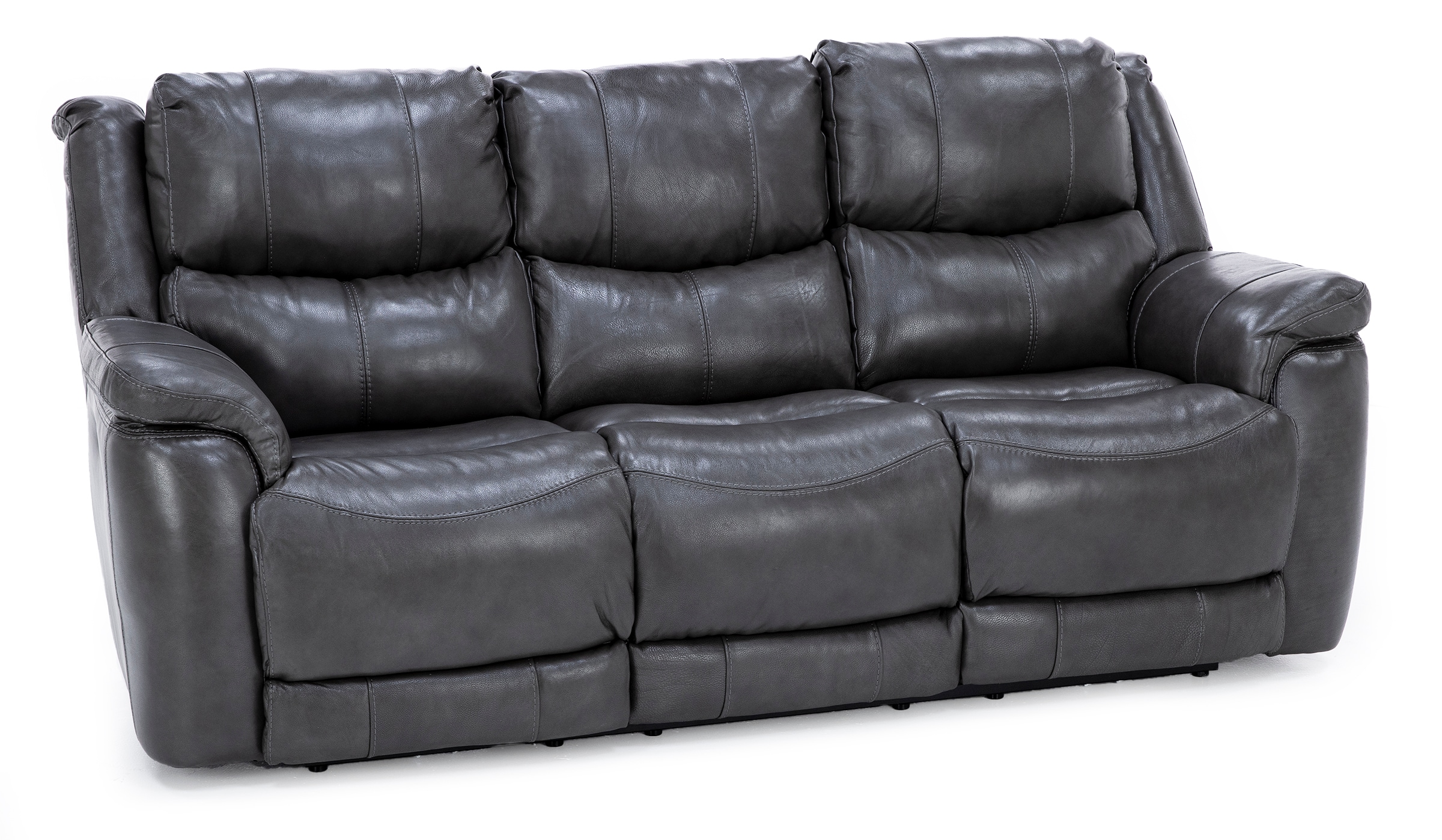 Galaxy Leather Fully Loaded Zero Gravity Reclining Sofa