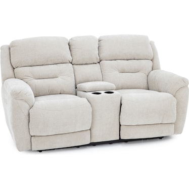 Tyson Fully Loaded Zero Gravity Console Reclining Loveseat