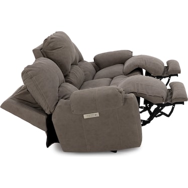 Cheyenne Fully Loaded Zero Gravity Reclining Sofa With Drop Down Table In Performance Fabric