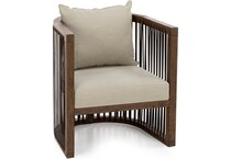 hooker furniture corp beige accent chair z  