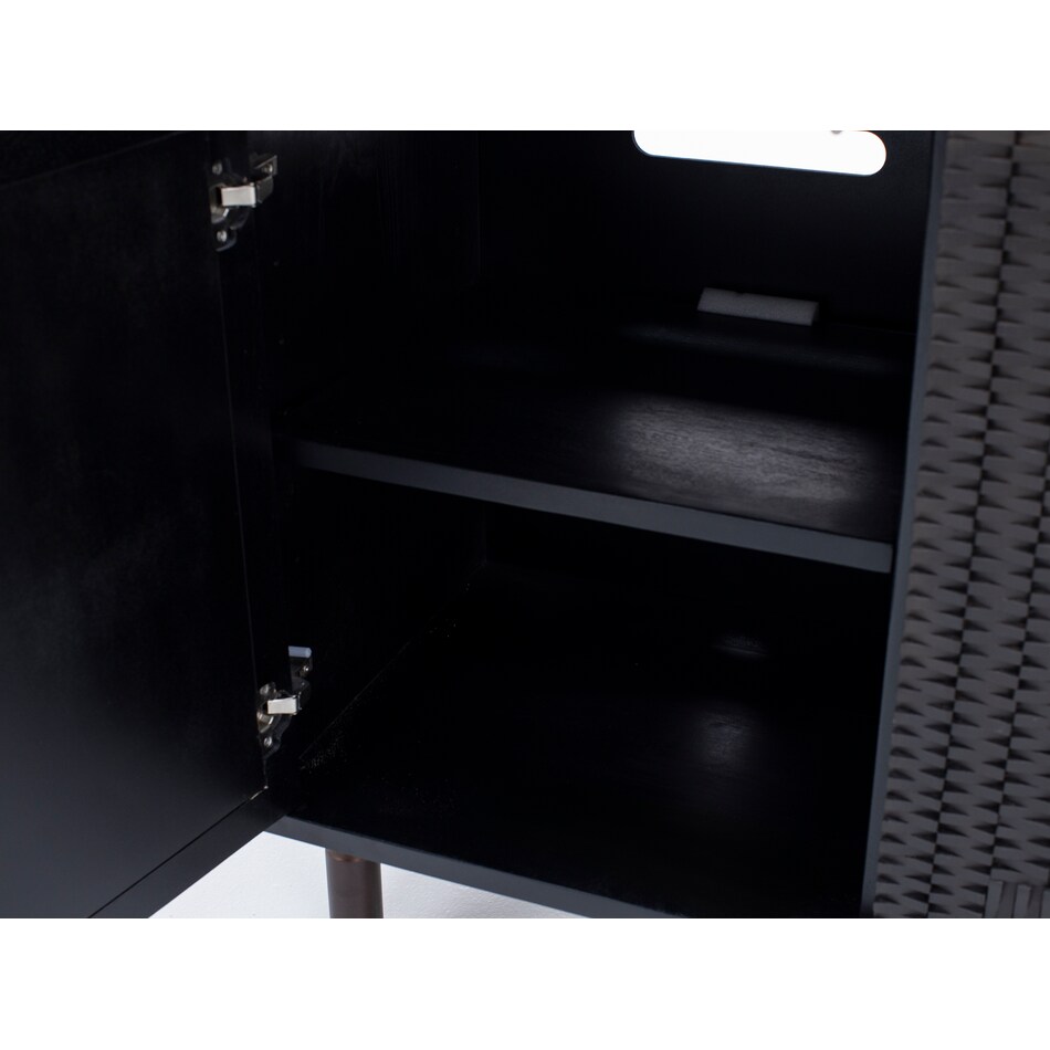 hooker furniture corp black bronze chests cabinets chl  