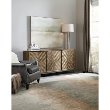 Grand Luxe Chevron 69" Console