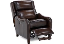 hooker furniture corp brown recliner z  