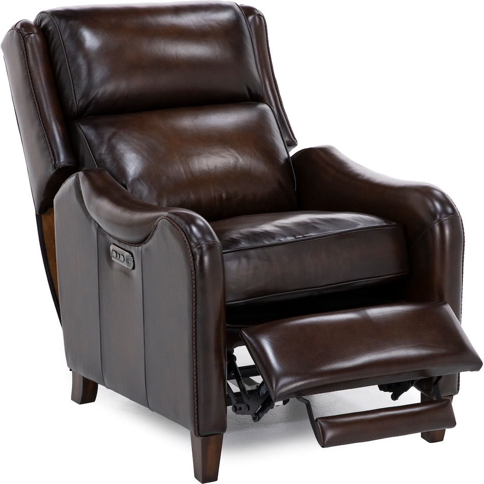 hooker furniture corp brown recliner z  