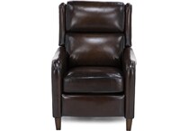 hooker furniture corp brown recliner z  