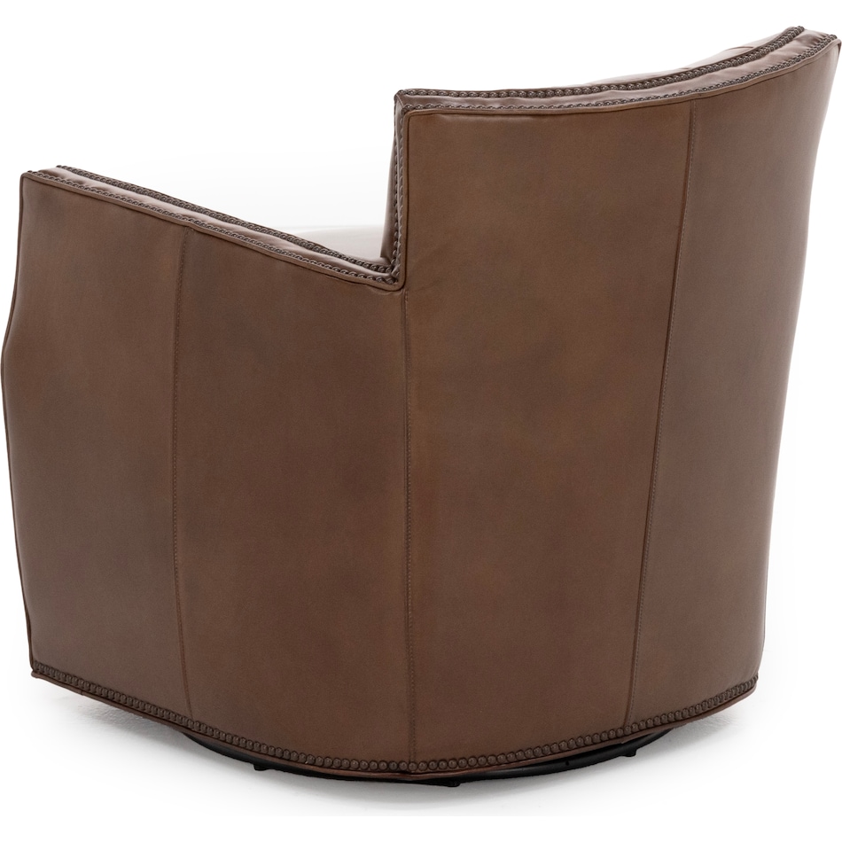 hooker furniture corp brown swivel chair z  