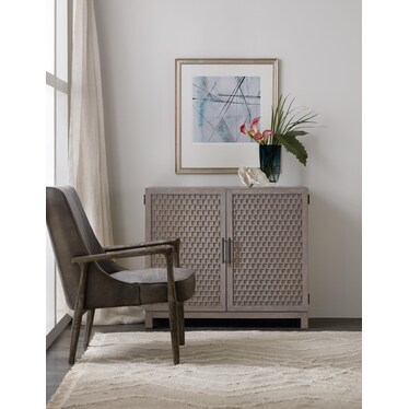 Grand Luxe Soft Gray Cabinet