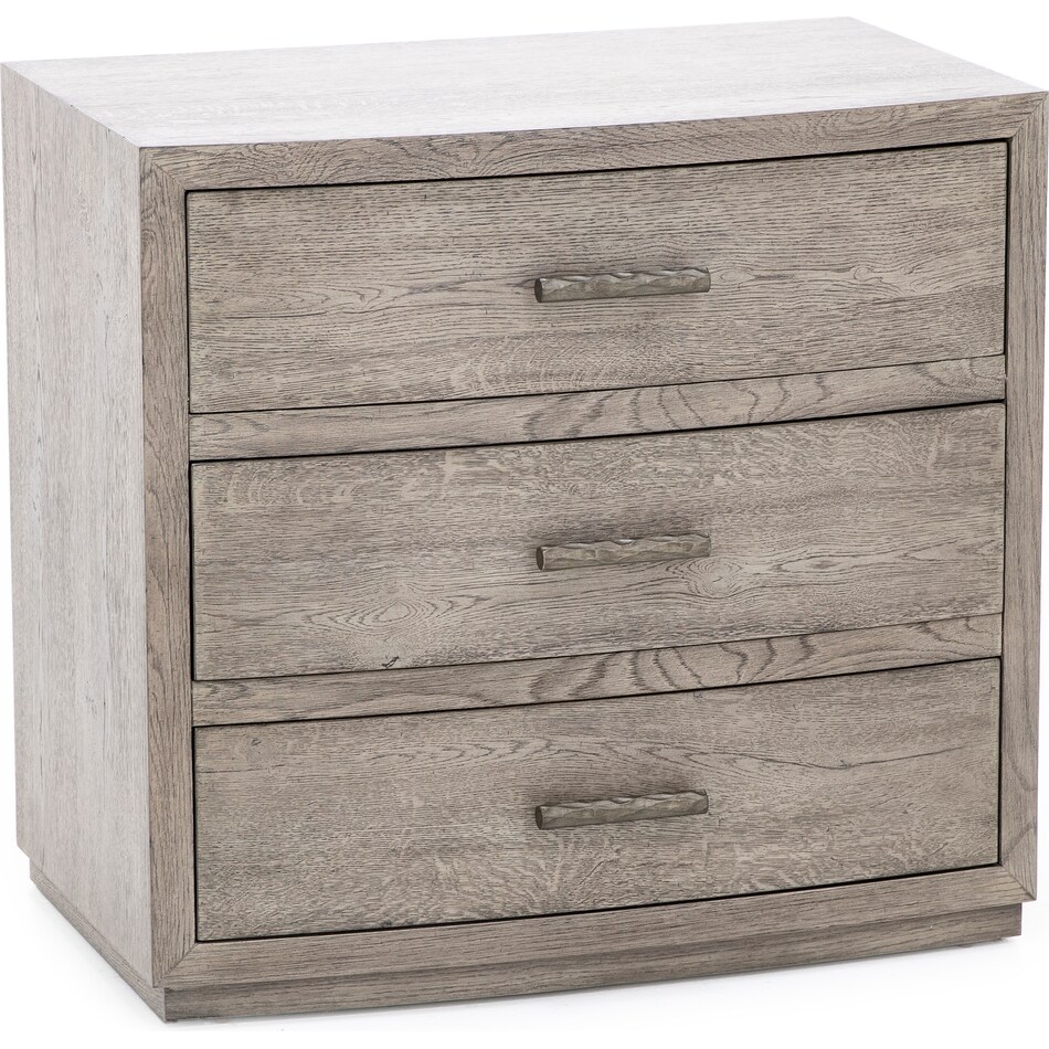 hooker furniture corp grey three drawer   