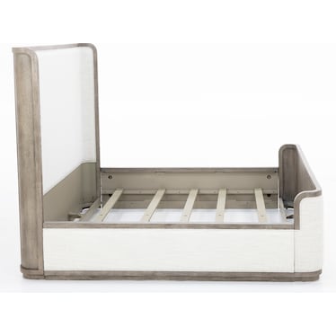 Linville Falls King Upholstered Shelter Bed