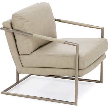 Moodie Leather Accent Chair