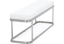 hooker furniture beige bench   