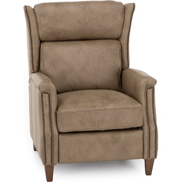 Lorne Leather Power Headrest High Leg Recliner