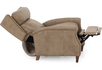 hooker furniture beige recliner z  
