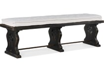 hooker furniture black bench   