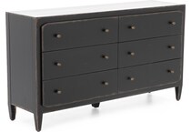hooker furniture black double   