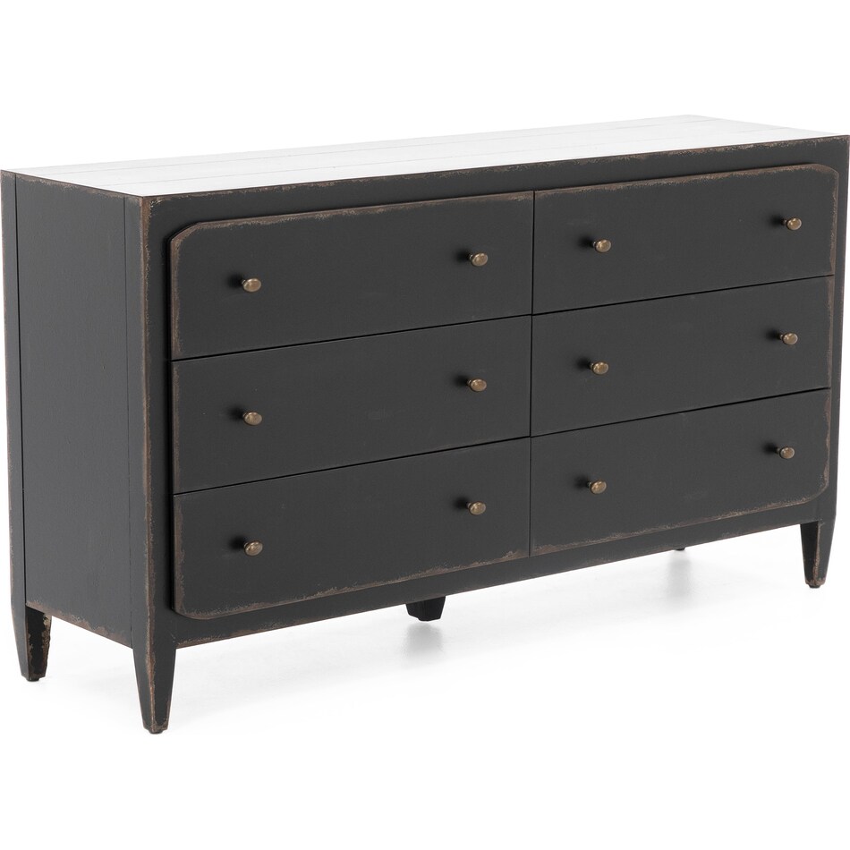 hooker furniture black double   