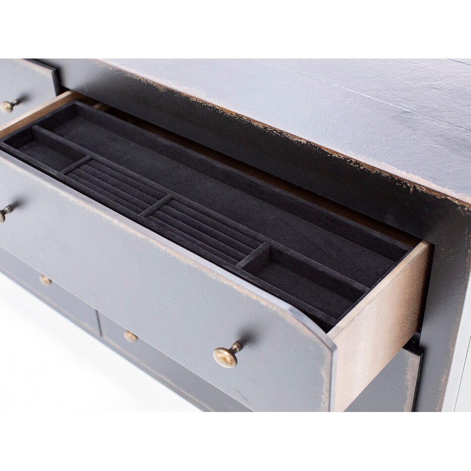 hooker furniture black double   
