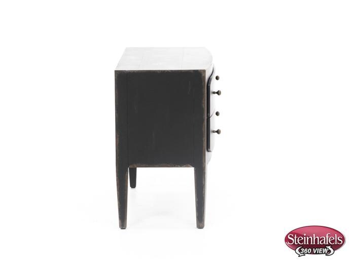 hooker furniture black two drawer  image   