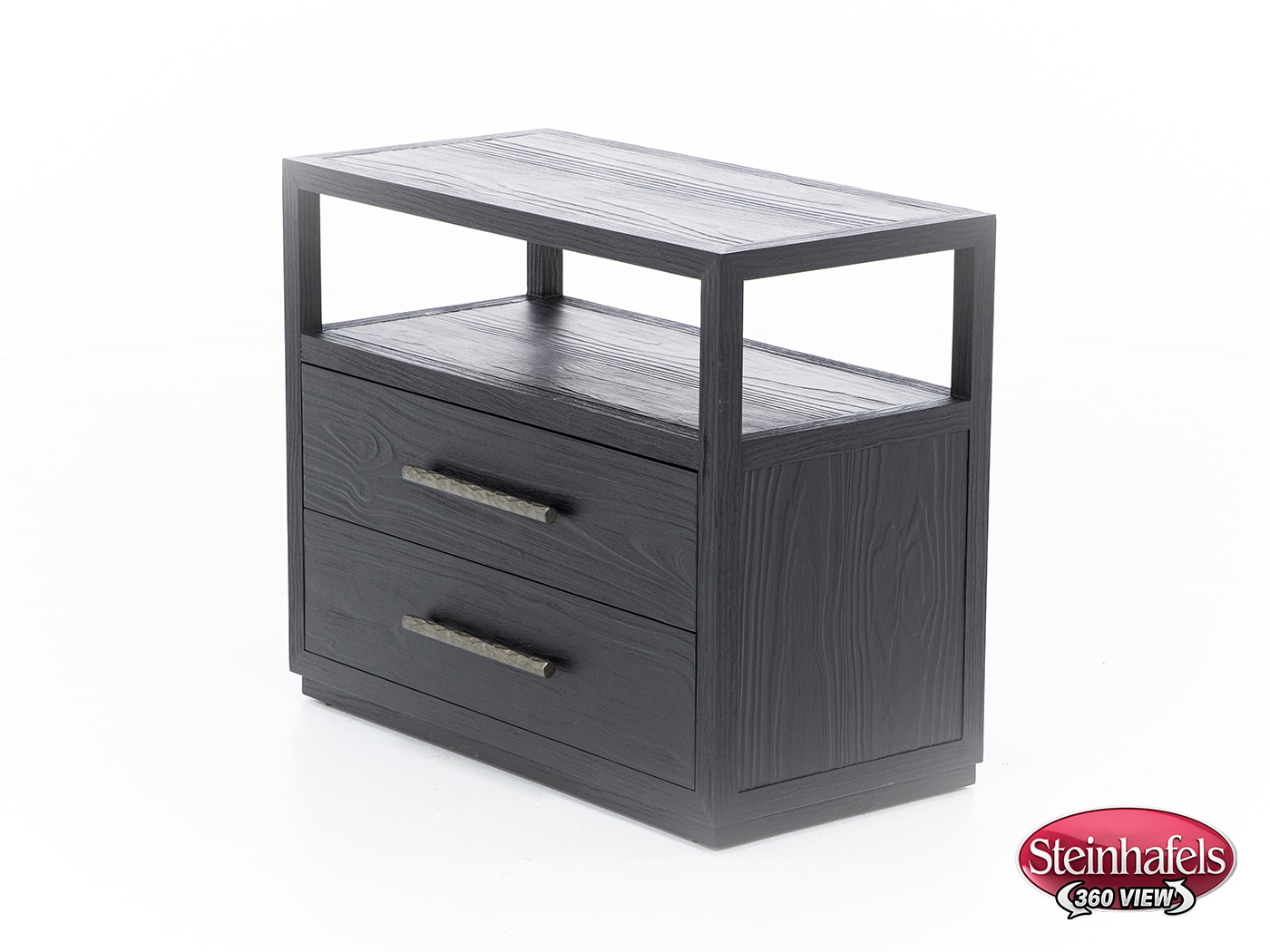 hooker furniture black two drawer  image   