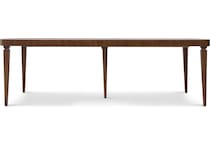 hooker furniture brown inch standard height rectangle   