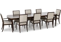 hooker furniture brown inch standard height rectangle   
