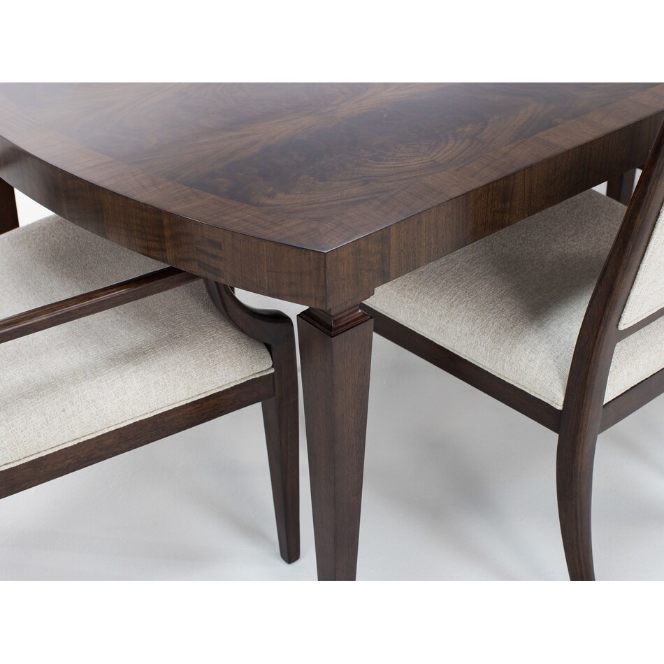 hooker furniture brown inch standard height rectangle   