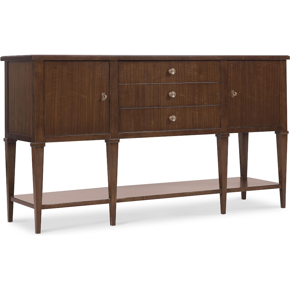 hooker furniture brown buffet server sideboard   