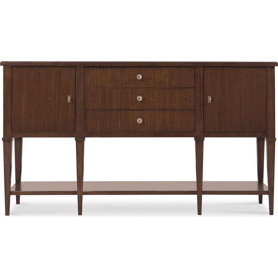 hooker furniture brown buffet server sideboard   