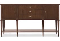 hooker furniture brown buffet server sideboard   