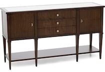hooker furniture brown buffet server sideboard   