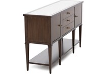 hooker furniture brown buffet server sideboard   