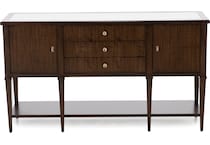 hooker furniture brown buffet server sideboard   