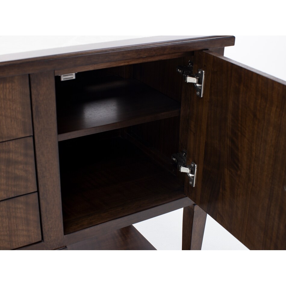 hooker furniture brown buffet server sideboard   