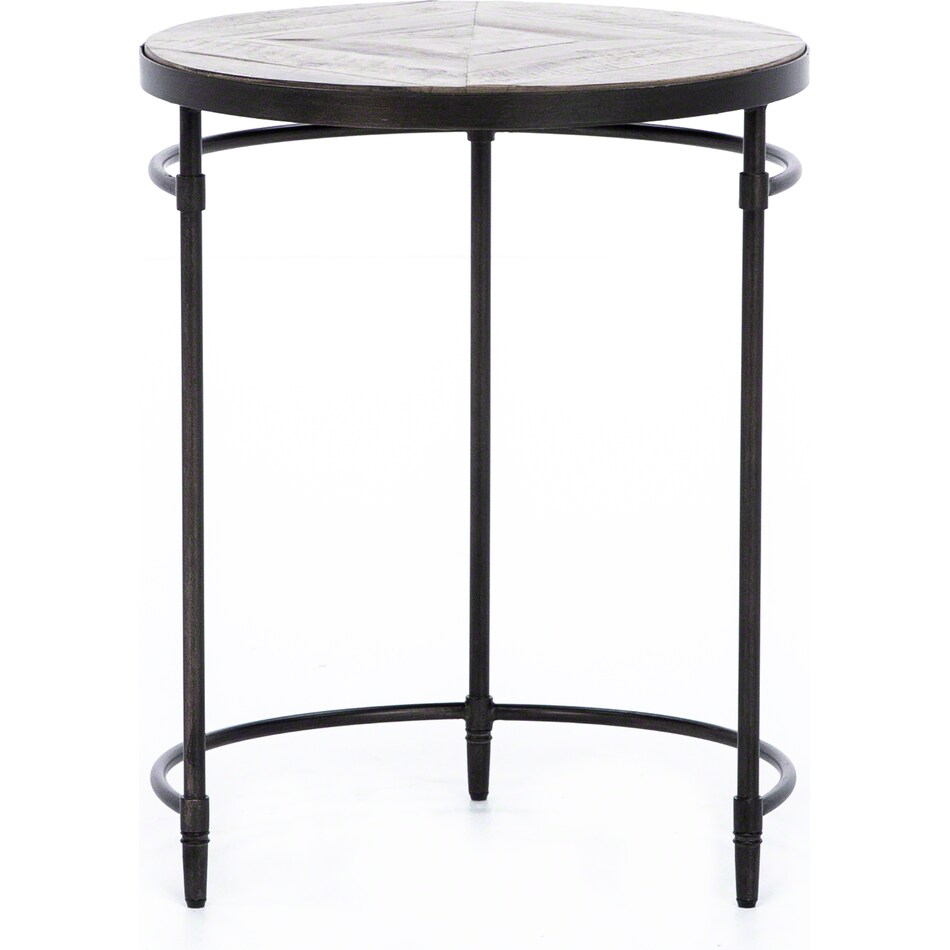 hooker furniture brown chairside table grand  
