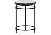 hooker furniture brown chairside table grand  