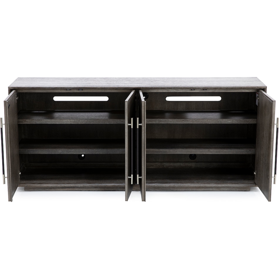 hooker furniture brown console moo  