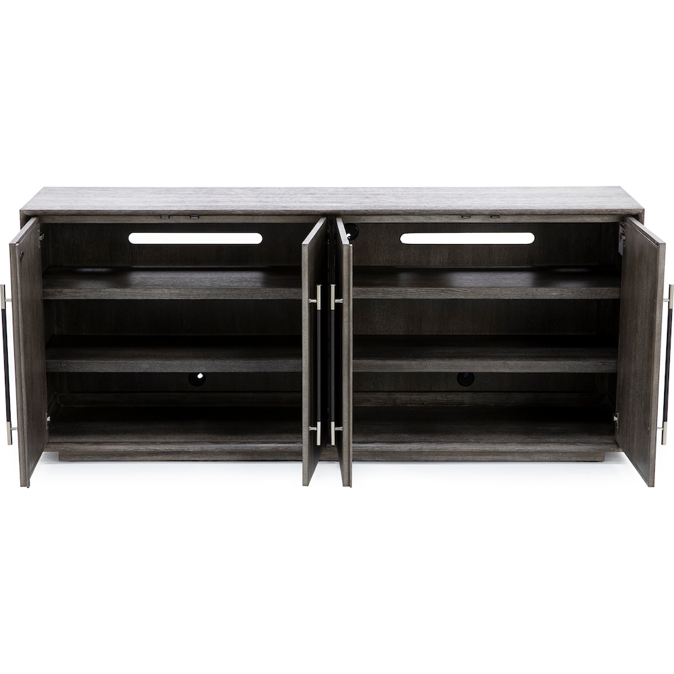 hooker furniture brown console moo  