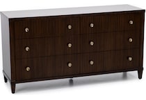 hooker furniture brown double   