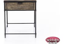 hooker furniture brown end table  image saint  